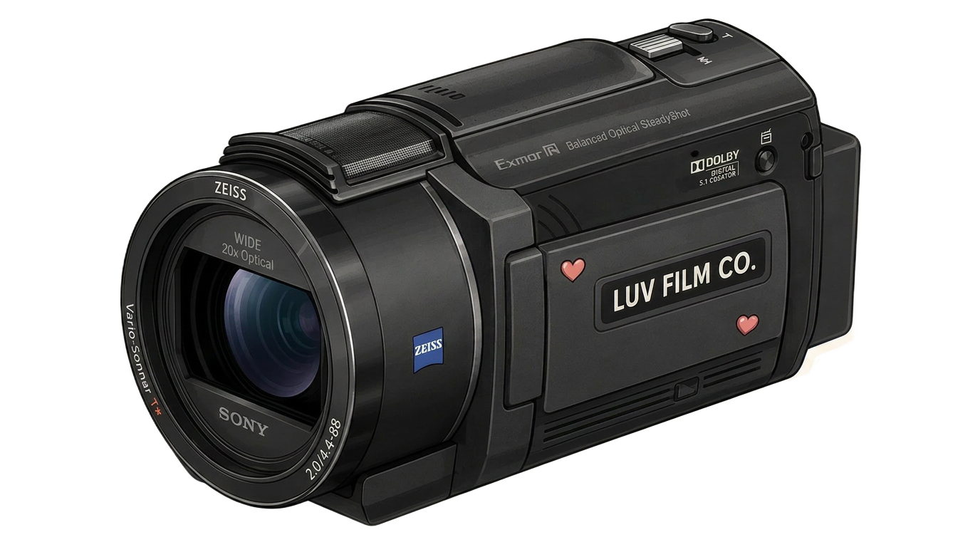 Luv Film Co camcorder illustration